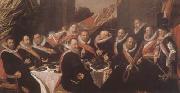 Frans Hals Banquet of the Officers of the St George Civic Guard in Haarlem (mk08) oil painting on canvas